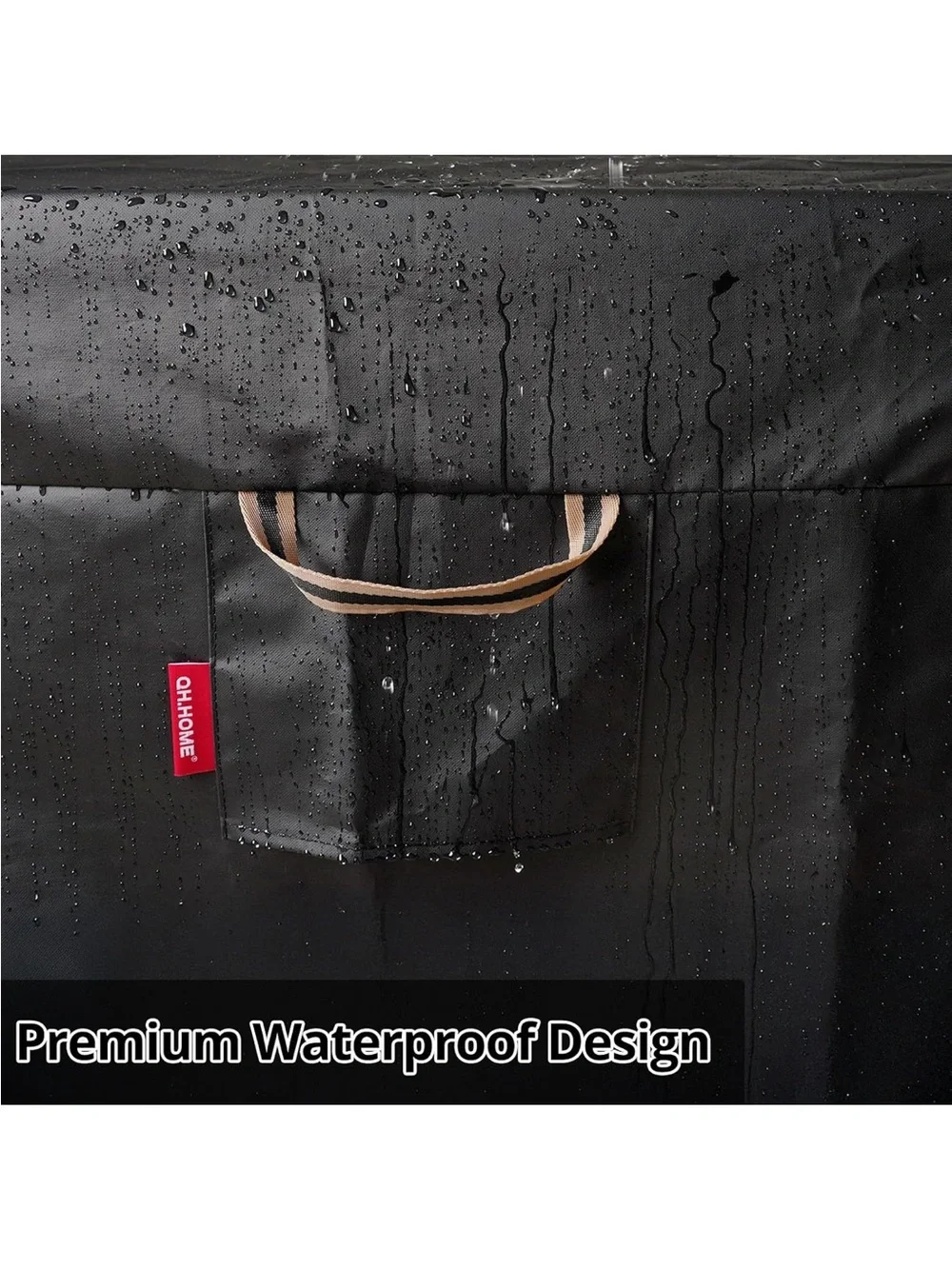 2026 Upgraded 900D Heavy Duty Fabric] Fire Pit Cover Square 30''Lx 30''Wx 24